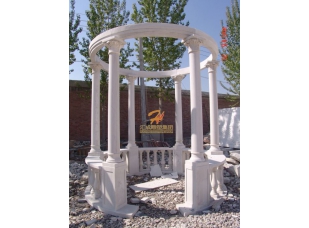石雕涼亭