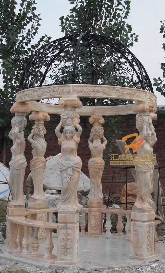 石雕涼亭